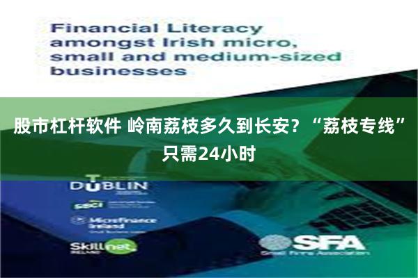 股市杠杆软件 岭南荔枝多久到长安？“荔枝专线”只需24小时